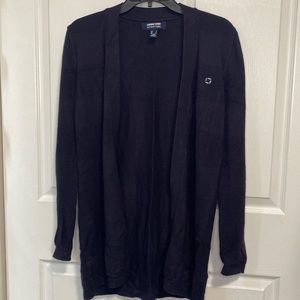 Lands’ End Chase Bank, Women Cárdigan Navy Blue